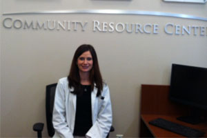 Jackie Schulz PA-C, at the Freehold Mall Meridian Health Community Center free health screenings