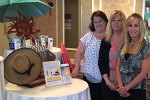 Always keeping busy...Dawn, Maryanne and Lisa, attending an Obagi training event in Red Bank, NJ.